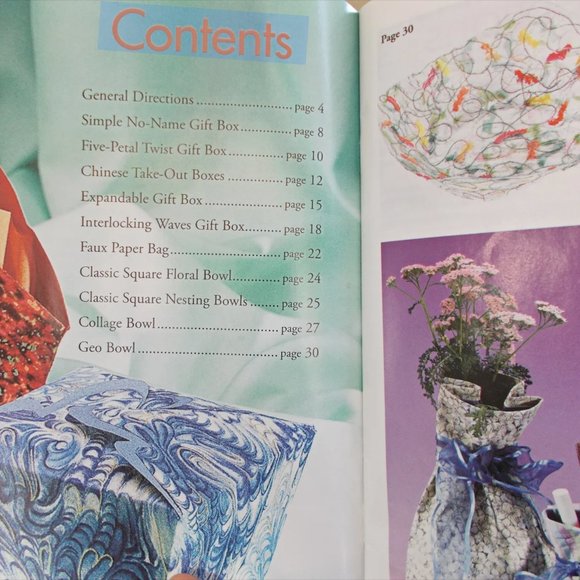 Fabric Boxes & Bowls 10 Projects American School of Needlework - Picture 3 of 3